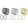 12 Pcs Glide Smoothly Oval Shower Hooks Rust Proof Shower Curtain Rod Hangers  Shower
