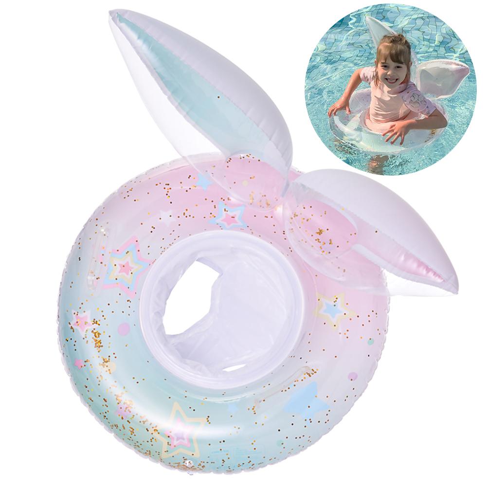 Kinder aufblasbarer Schwimmring mit Sitz Babyschwimmhilfe Schwimmbadspielzeug Schwimmreifen Ringe für Kinder Outdoor-Poolspielzeug