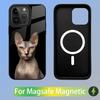 Pet Sphynx Sphinx Cat Phone Case For iPhone 15,14,13,12,11,Plus,Pro,Max Mini Magsafe Magnetic Wireless Charging