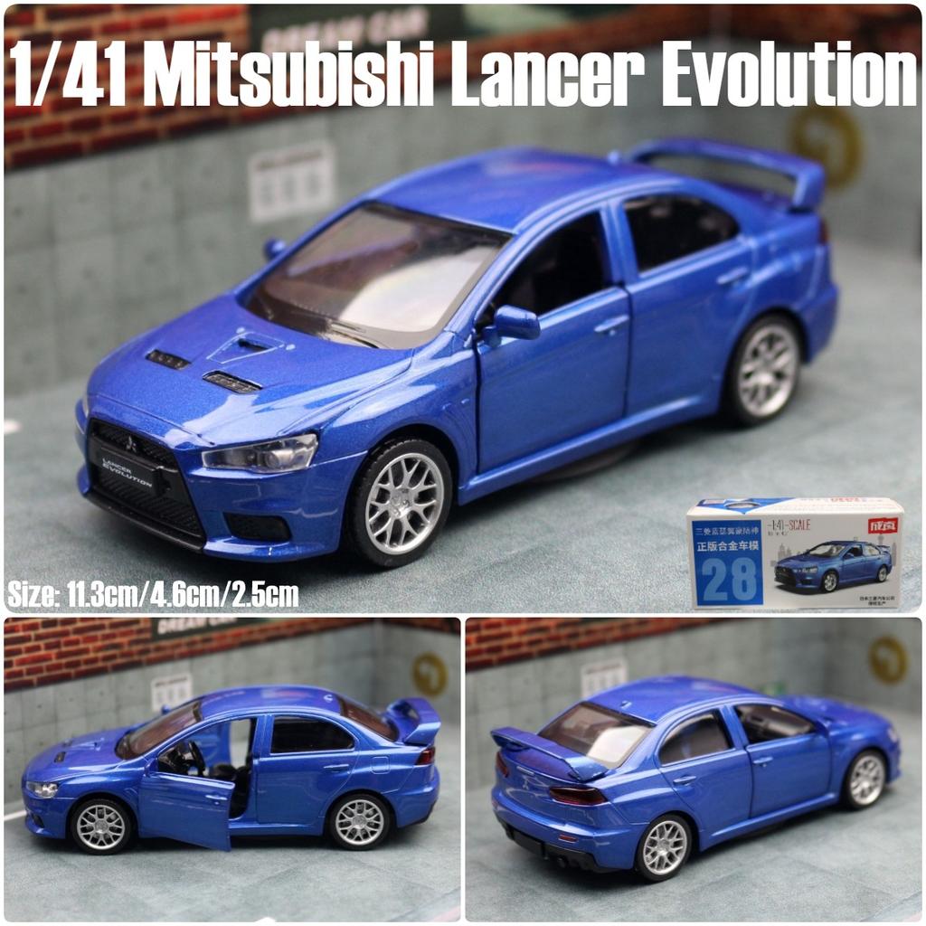 1:41 Mitsubishi Lancer Evolution X10 Alloy Car Model Diecasts Metal Toy Vehicles Car Model Miniature Scale Simulation Kids Gifts