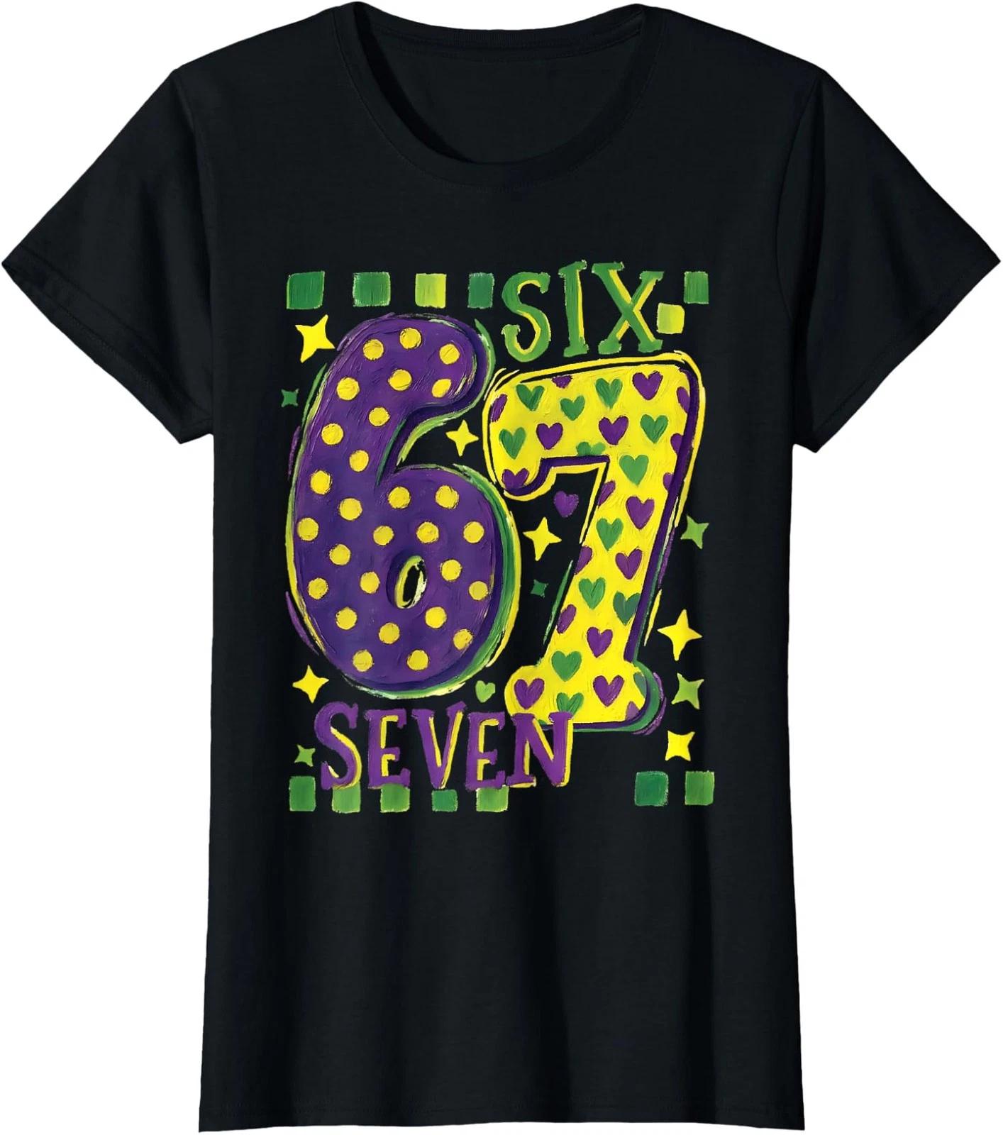 Pizza Drip Meme Funny Six Seven Gen Alpha Slang Ladies  Crewneck T-Shirt 3XL