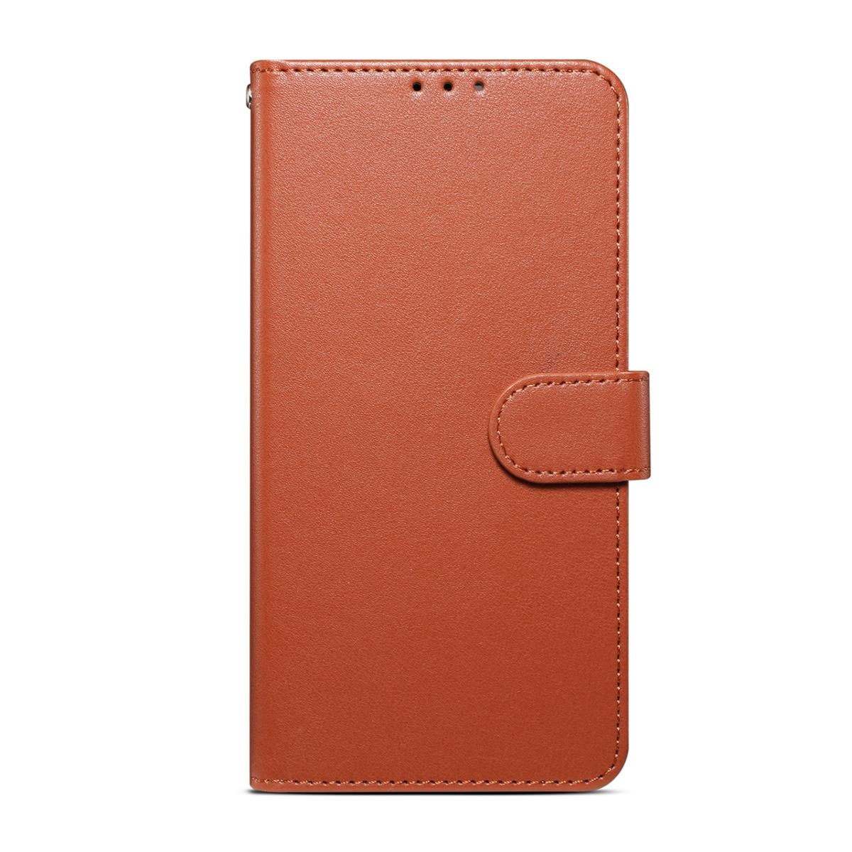

Wallet Flip PU Leather Protective Phone Case for IPhone 17 16E 16 Plus 15 13 14 11 12 Pro Max Card Holder Protective Book Cover iPhone 15 Pro Max коричневий