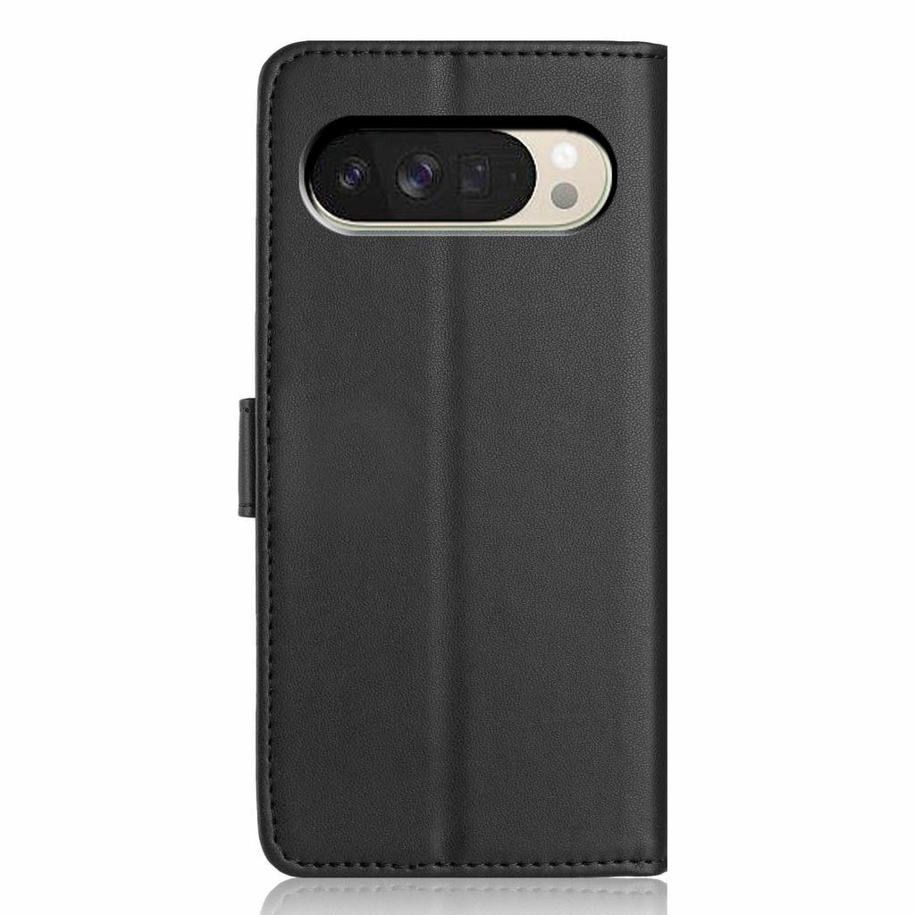 For Google Pixel 10 Pro XL/9 Pro XL Wallet Case with Strap/Multiple Card Slots Solid Color Leather Stand Phone Cover