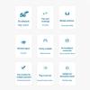 5G CPE WiFi 6 Router 1000Mbps 8 Antennas Dual Band WiFi WiFi 6 Ethernet Router Heat Dissipation with SIM Card Slot for Home