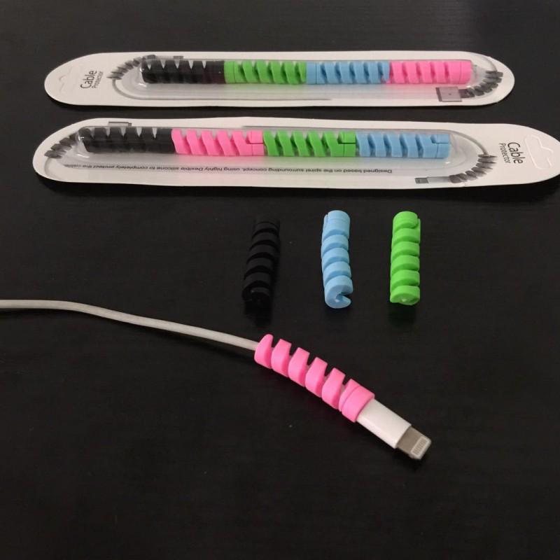 Usb Line Protection Buy 4 Pcs/set Spiral Silicone USB Data Cable Protector Power Cable Anti ...