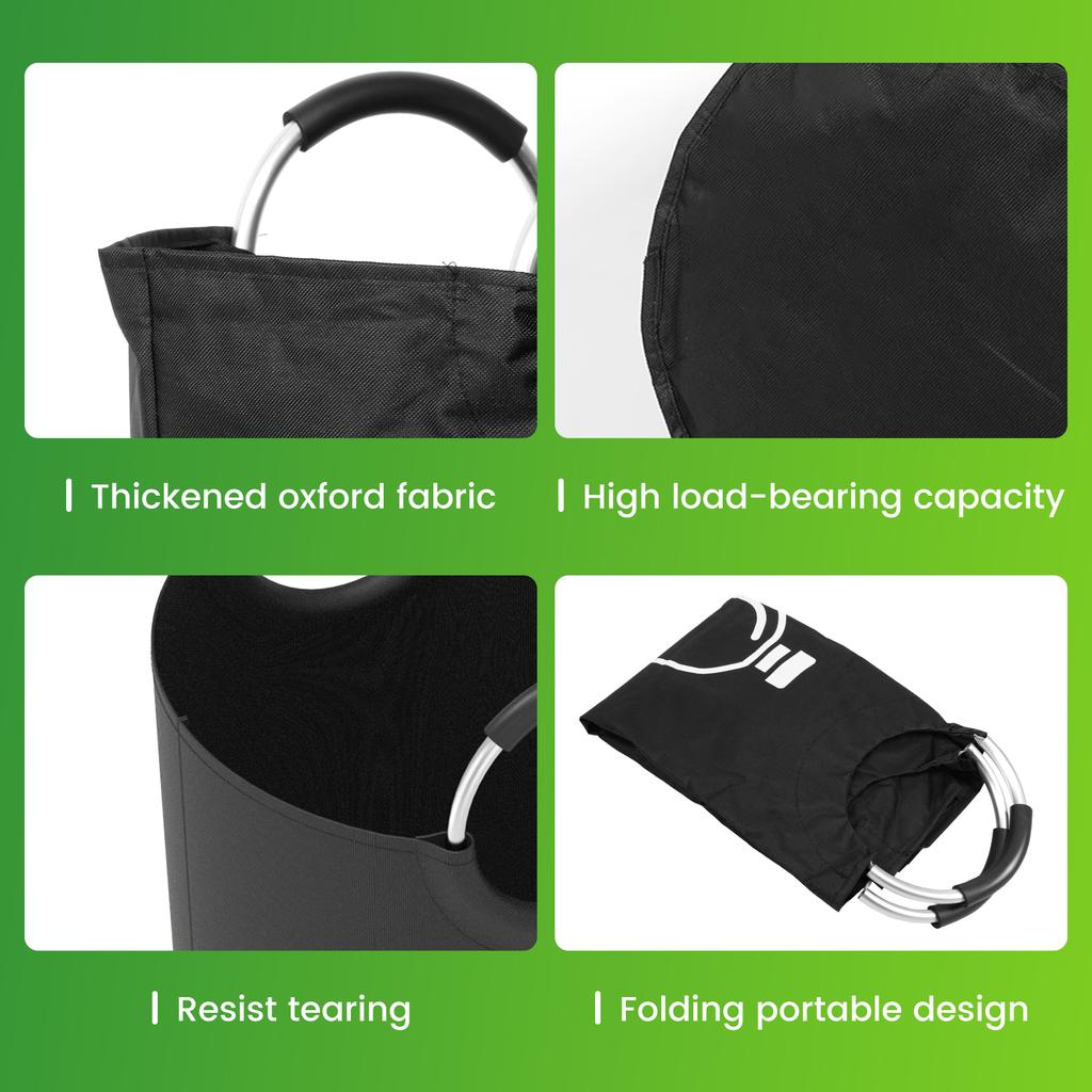 2Pcs Deposit Bottle Collection Bag 82L Large Capacity Recycling Bottle Storage Bag with Handle Oxford Cloth Reusable Recycling