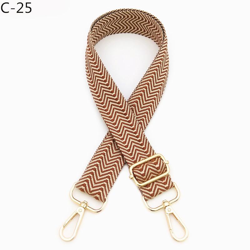 New Arrow Solid Color Bag Shoulder Strap Accessories One Shoulder Oblique Span Adjustable Replacement School Bag Wave Strap