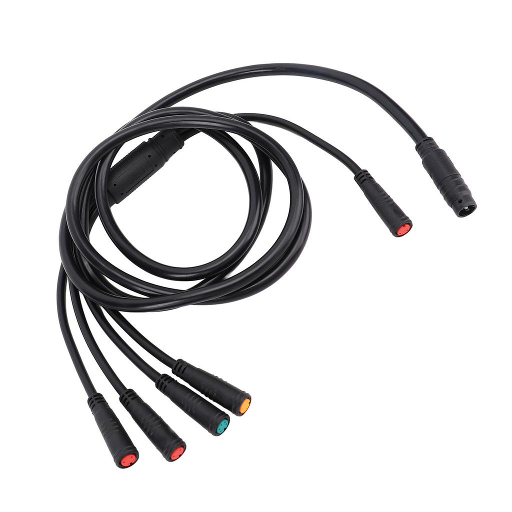 Sine Wave Controller 30A Aluminum Alloy Rain Proof Electric Bike Motor Speed Controller with 5 In 1 Cable for 36V 48V 1000W Motor