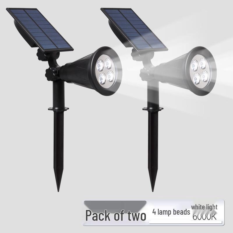 

Solar Powered 4-LED Garden Path Lights (2-Pack)