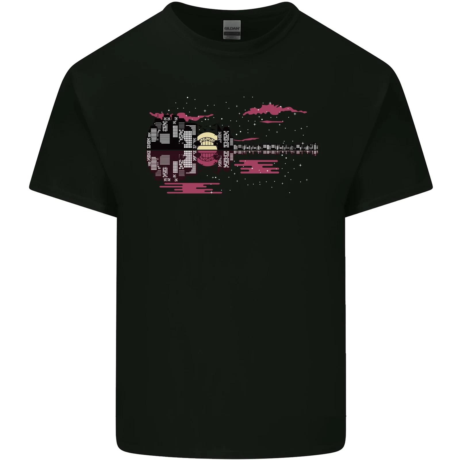 Guitar City Rock n Roll Music Guitarist Kids T-Shirt Childrens 4XL