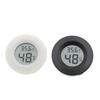 -50~ +70°C Mini LCD Digital Thermometer Hygrometer Round Temperature Humidity Tester Sensor Detector For Freezer Cigar Box