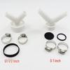 Washing Machine Y-Type Drain Hose Connector, Two-in-One 1-Inch Tee Converter