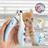 Pet Nail Clippers with Built-in LED Light Safety Guards Illuminated Pet Nail Clipper Enhanced Visibility Nail Trimmers Pet Grooming Nail Care