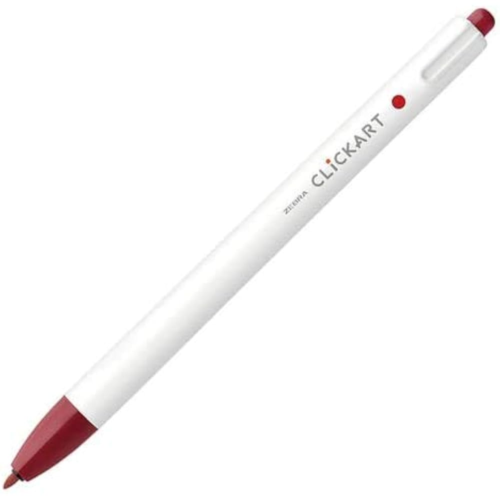 Zebra Clicker Knock Type Water-based Sign Pen Red Black WYSS22-RB [x3]