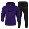 Nuovo Pullover Casual Sportivo Autunno e Primavera Felpa con Cappuccio Stampata Moda Uomo