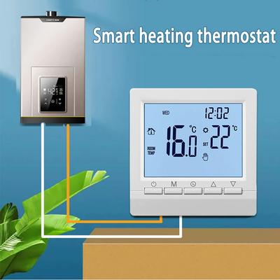 Slimme Thermostaat Achtergrondverlichting AA Batterij Programmeerbare Controller Met Kinderslot Huis Gasboiler Verwarming Temperatuurregelaar