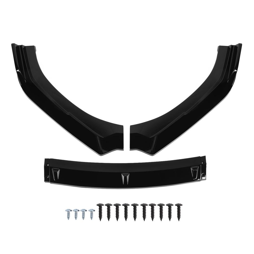 Front Bumper Lip Spoiler 3 Section Type Glossy Black Bumper Lip Splitter Body Kit for BRZ ZN8 ZD8 Second Generation
