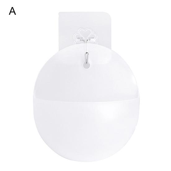 Stalla per vasi da fiori sospesi per parete decorativa a semicerchio da giardino, durevole, senza perforazioni