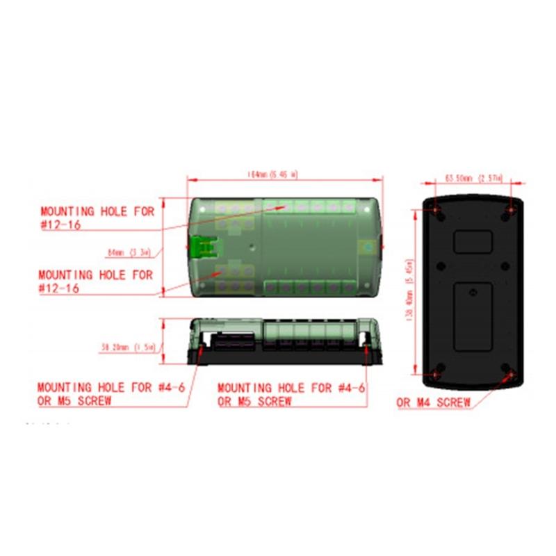 Portable Sturdy 12 Way Fuse Block Box With Negative Busbar for Automotive and Marine Applications Daily Casual Use