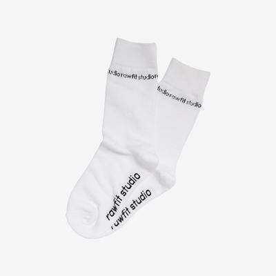 Lofit Studio Soft Crew Socks White