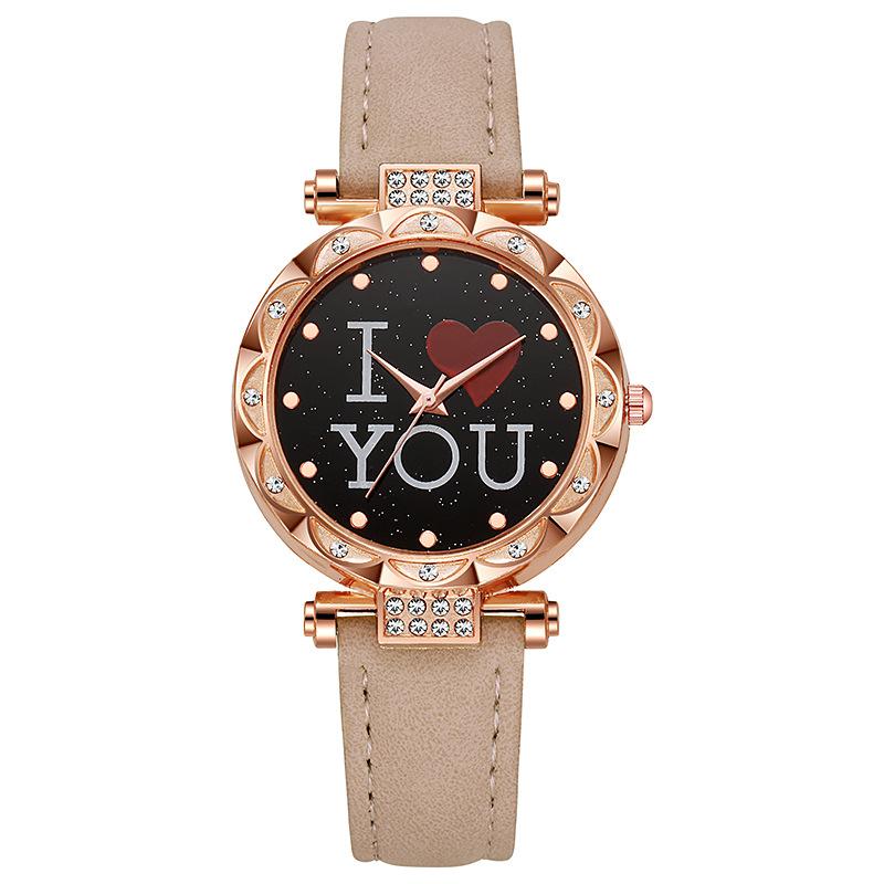 Fashionable decorative watch Korean Style Simple Casual Women's Watch Gift Fashion Personality Gift Small and Exquisite Women's Quartz Watch
