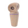 652F Lovely Owl Bird Animal Figurines Wooden Tabletop Shelf Statues Living Room Decor