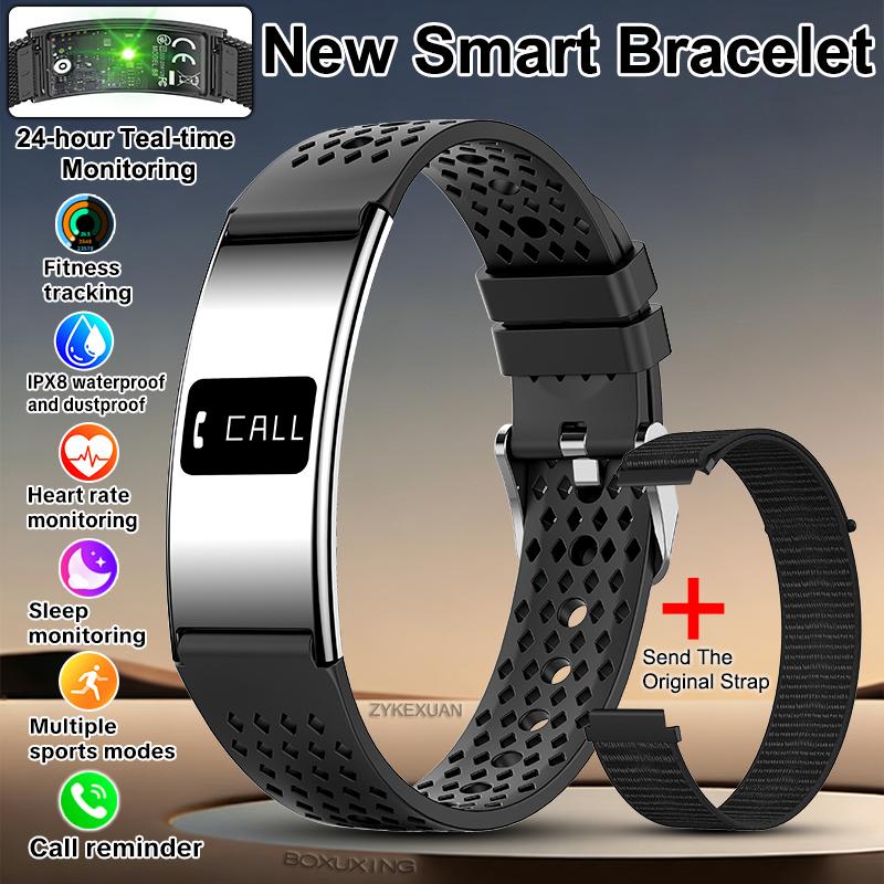 New Fitness Tracker Smart Bracelet Men Women Health Monitoring IPX8 Waterproof Smart Watch Heart Rate Sleep Monitor Smart Band