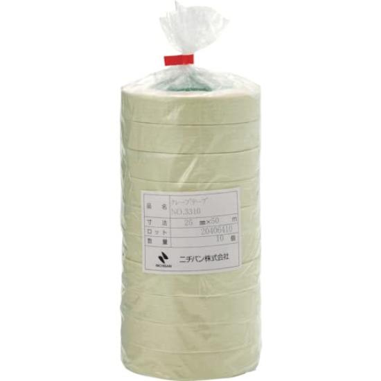 

Nichiban Masking Crepe Tape 25mm x 50m Tape, 3310-25, (10 rolls) 3310H-25 кремовый