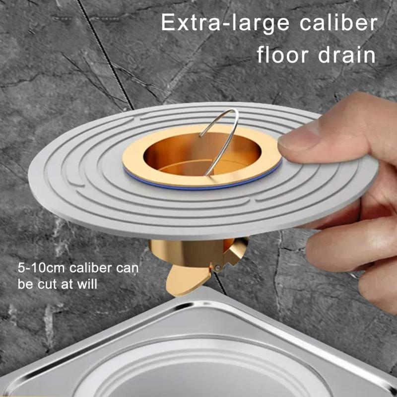 Small Bathroom Floor Drain Accessory with Fast Drainage & Odor Prevention Quick Drain Bathroom Floor Strainer for Home