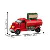 MOC Winter Countryside Christmas Decorate Building Block Set Christmas Cabin Coffee Cart Hot Drinks Christma series Kid Toy Gift