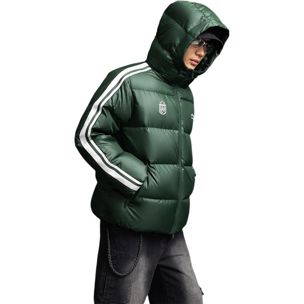Li Ning Hot Pots Down Collection Down Jacket Unisex Mountain View Green AYMV519-4