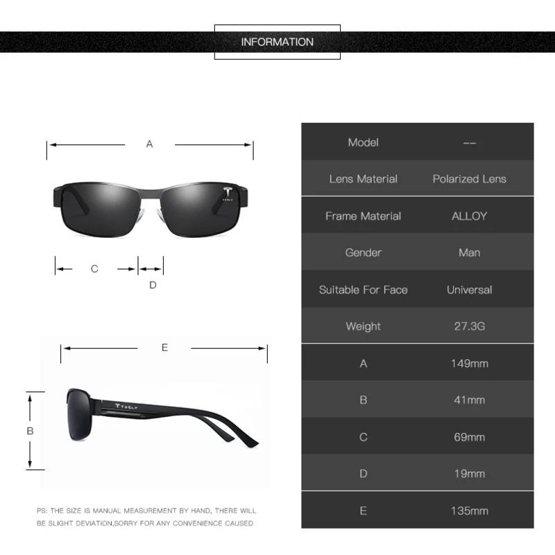 Occhiali da Sole di Alta Gamma Lusso Moda Auto Uomo Donna Occhialini Casual Per Tesla Cybertruck Roadster Model 3 Model Y Model S Model X