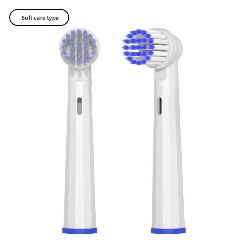 Odpowiedni do główki szczoteczki elektrycznej Oral B Oral-b Obrotowe Miedziane Włókna DuPont, Wysokie Zaokrąglenie Neutralna Wymienna Główka Szczoteczki