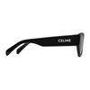 Celine Solid Color Design Irregular Shape Sunglasses Women sunglasses Black 4S278CPLB-38NO