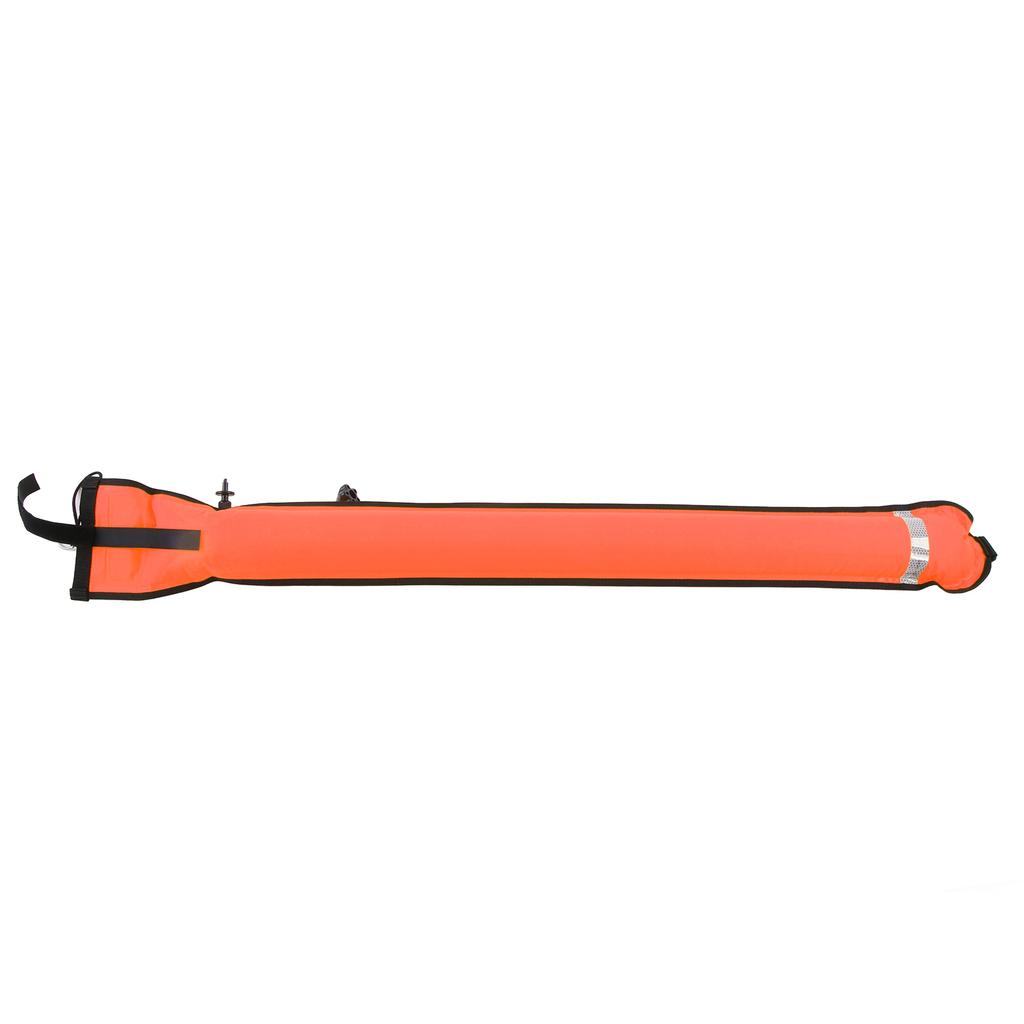 120x15cm Scuba Diving Surface Marker Buoy High Visibility Inflatable Surface Marker Signal Tube