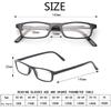 Turezing 3 Pack Reading Glasses Spring Hinge Lightweight HD Eyewear for Men and Women