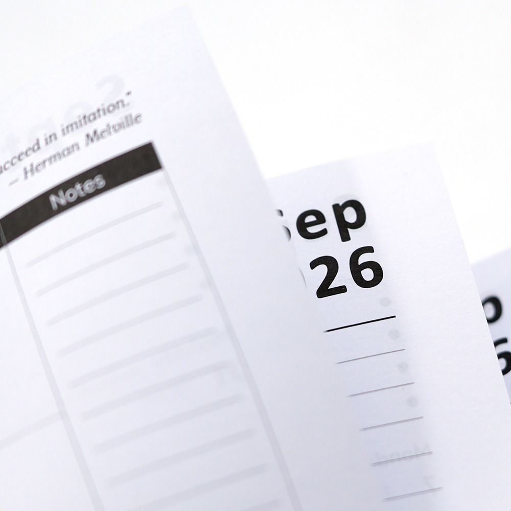 Verschleißfester 2026 Terminplaner Notizbuch 12 Monate To-do-Liste Notizbuch Schüler