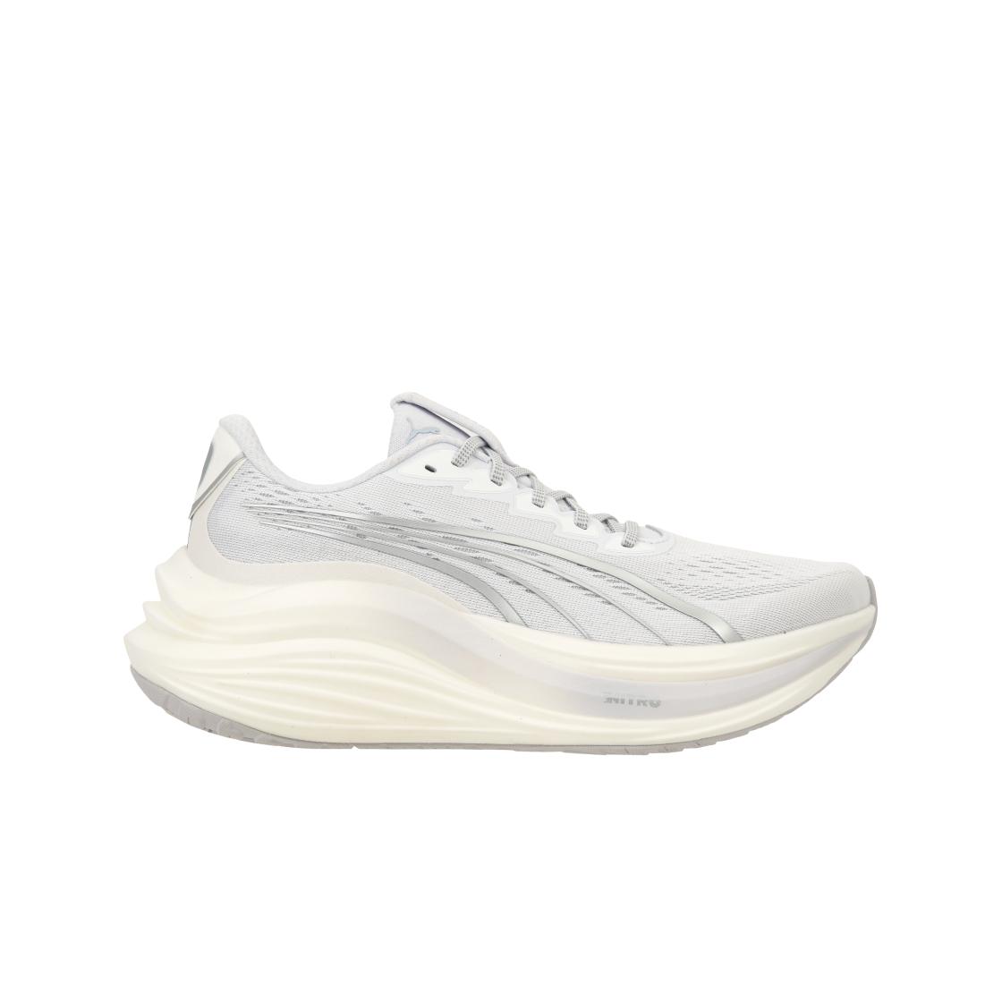 Puma MagMax Nitro White Silver Men Sneakers 310088-04 40.5