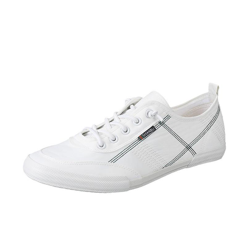 New Spring Men's Shoes Trendy Shoes Canvas Shoes Korean Style Versatile Trendy Casual Shoes Breathable Board Shoes