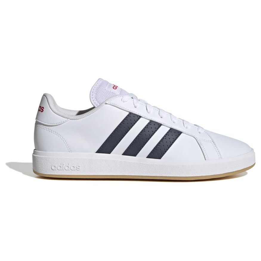 Adidas Neo Grand Court Base 2.0 Comfortable Daily Wear Durable Breathable Low-Top Lifestyle Sneakers Unisex Sneakers White Blue HR0230