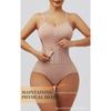 Postpartum Shaping Bodysuit for Women: High-Waisted, Strapless, Tummy-Tucking, Button-Up, Waist-Slimming, Body-Shaping Garment