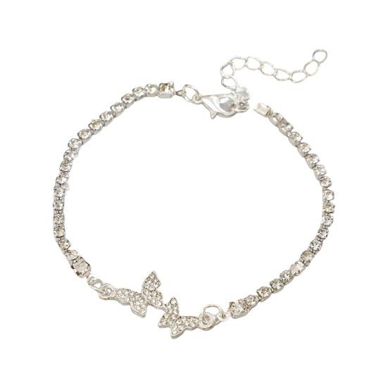 

Charm Bracelet for Women Elegant Design Adjustable Fit Ideal for Vacation Work Daily Wear Perfect Gift for Anniversaries Birthdays Holidays серебряный