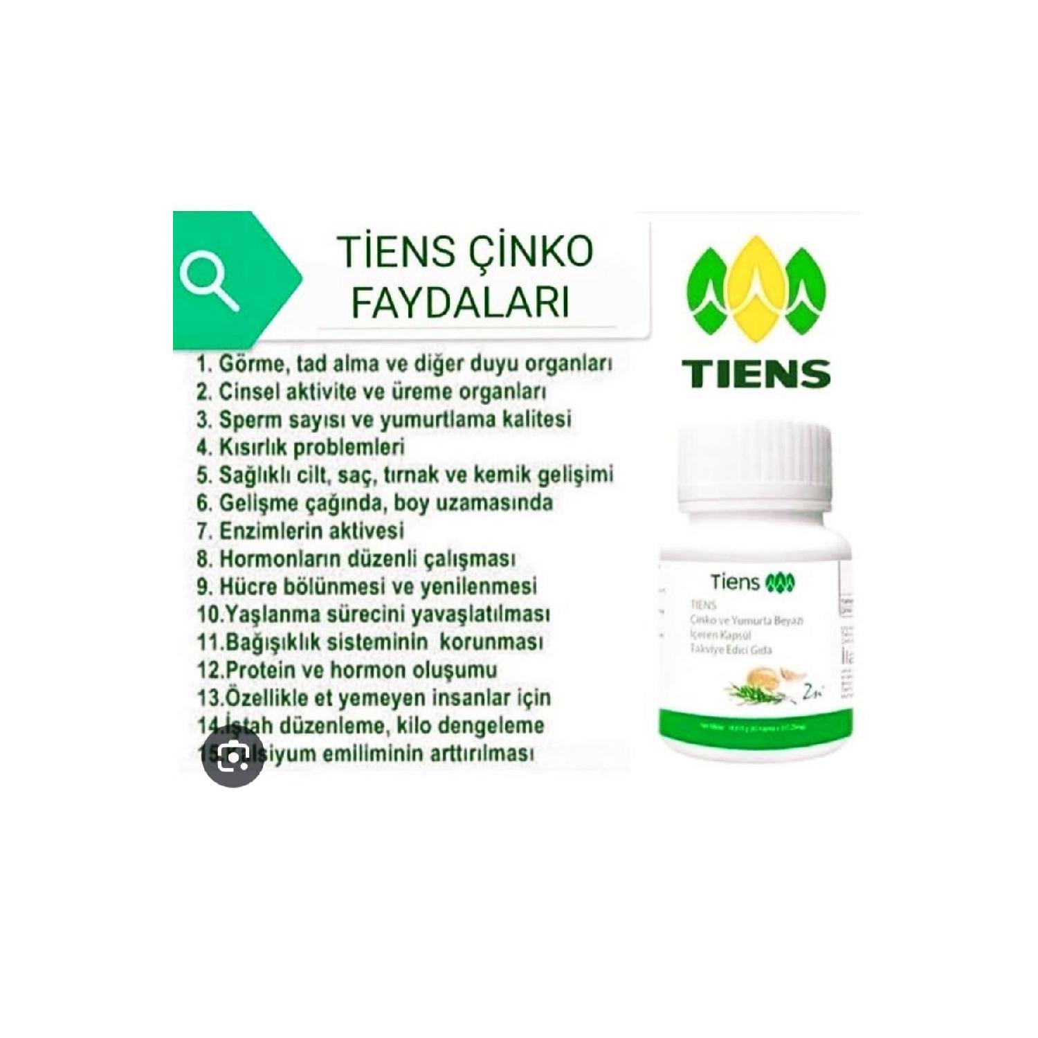 

Tiens Zinc And Egg White Capsule Reinforcing Food