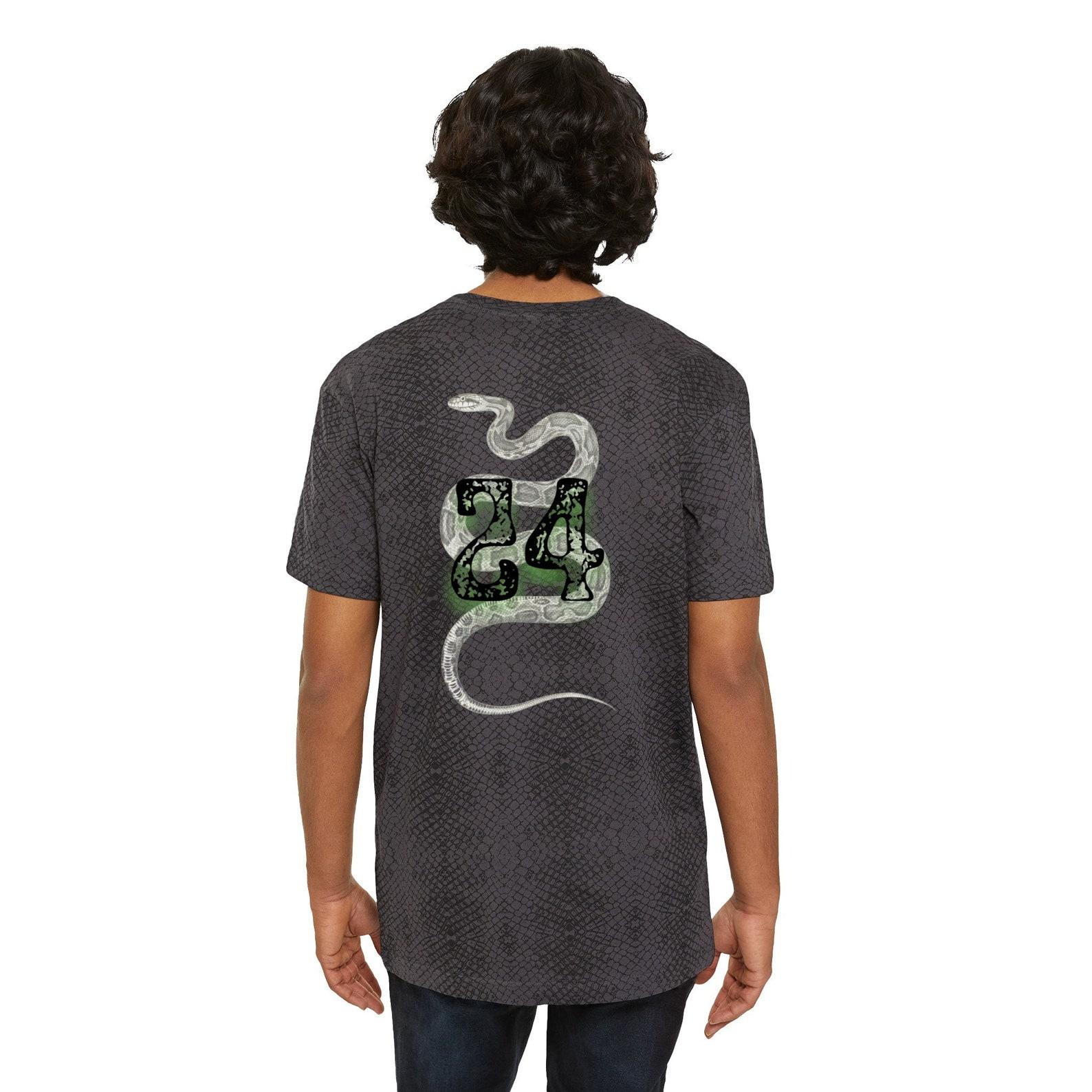 Black Mamba Jersey T-shirt: Number 24 Snake Print XL