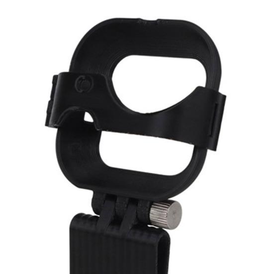 Action Camera Mount Adjustable Front Overhead Angles Snap-On Design Heat Dissipation Cut-Out Hat Brim Holder for Insta360 Go Ultra