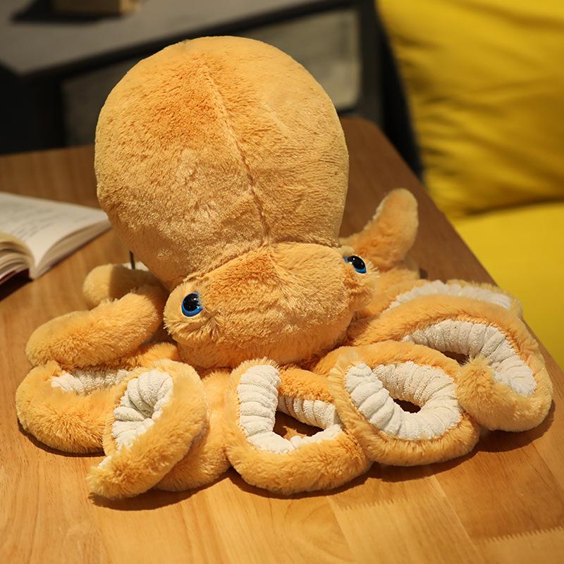 Large Octopus Plush Toy Stuffed Animal Pillow Gift 8-Legged Squid Doll Cushion