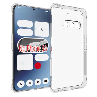 TPU Transparent Case for Nothing Phone 3a Nothing Phone (3a) Pro Protective Cover Four Corners Shockproof Bumper Coque Fundas