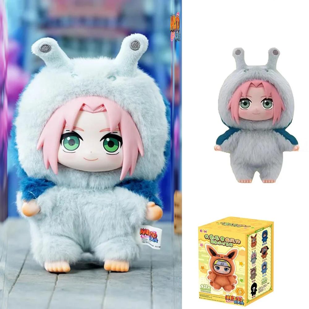 New EAKI Naruto Blind Box Shippuden Party Series Uzumaki Stuffed Shippuden Original Plush Figure Ornament Toy Christmas Gift