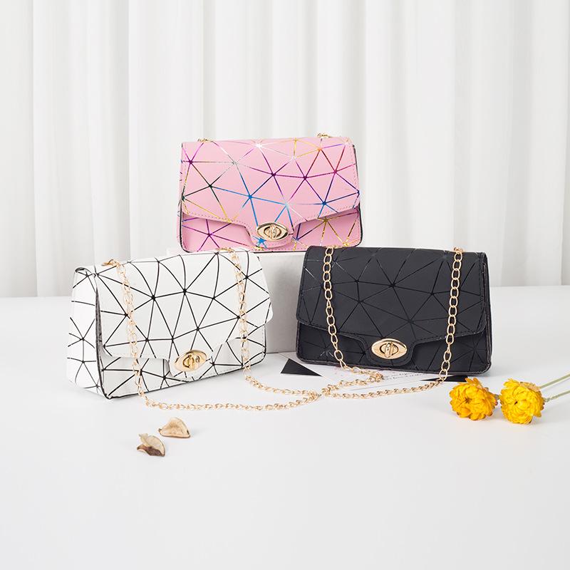 JYL TS Women's Sling Bags  Tassel Bag 237 Shoulder PU Rhombus Chain Bag
