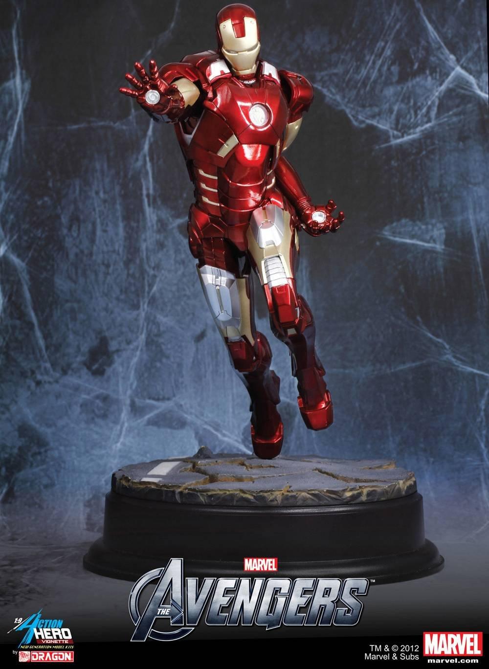 

Dragon Iron Man 3 Iron Man Mk VII Mark 7 Kit 1/9 Pre-painted